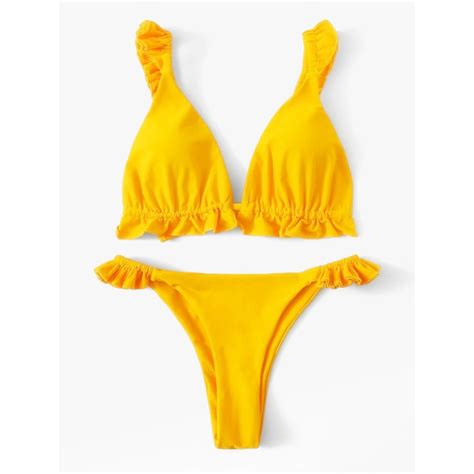 Sexy Solid Color Pleated Thong Open Back Beach Split Swimsuit Bikini Swimwear And Bikini Price