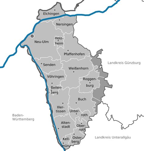 Liste Der Gemeinden Im Landkreis Neu Ulm Wikipedia