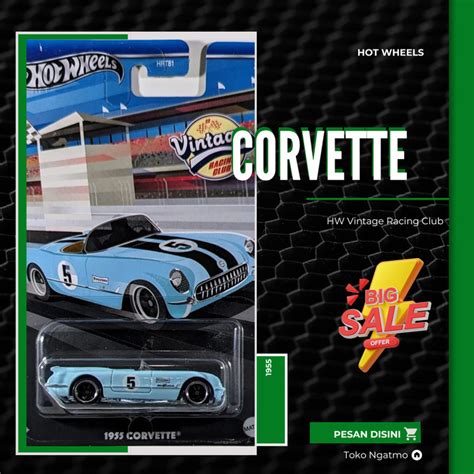 Jual Hot Wheels Vintage Racing Club Corvette Kab Karawang Toko Ngatmo Tokopedia