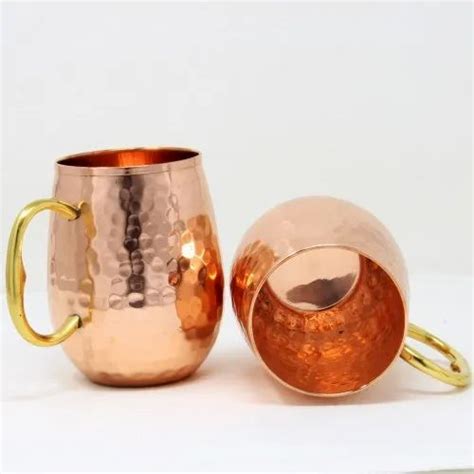 Hammered Pure Copper Mug Set Of 2 Diwali Gift Set At Rs 430 Set