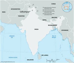 udhampur india map facts population britannica