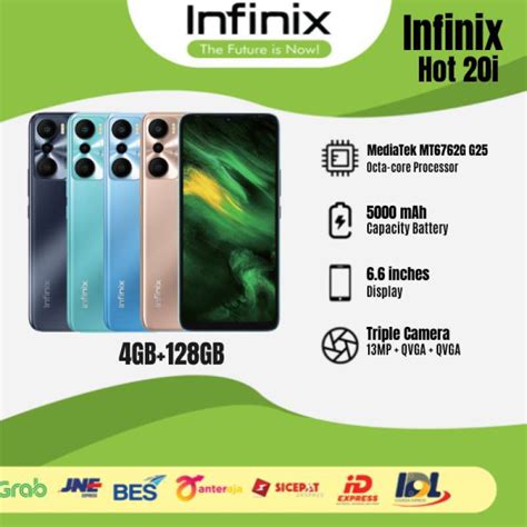 Promo Infinix Hot I X E Smartphone Ram Gb Rom Gb Garansi Resmi Diskon Di