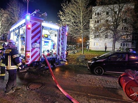 Rauch durch Kellerbrand in Eisenach 40 Bewohner müssen Haus verlassen