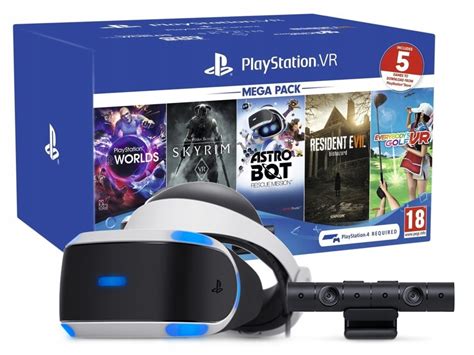 Playstation Gogle Vr Mega Pack Ps4 5 Gier Kamera 9782739700