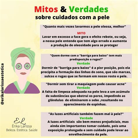 Mitos E Verdades Sobre Cuidados A Pele Verdades Mitos E Verdades