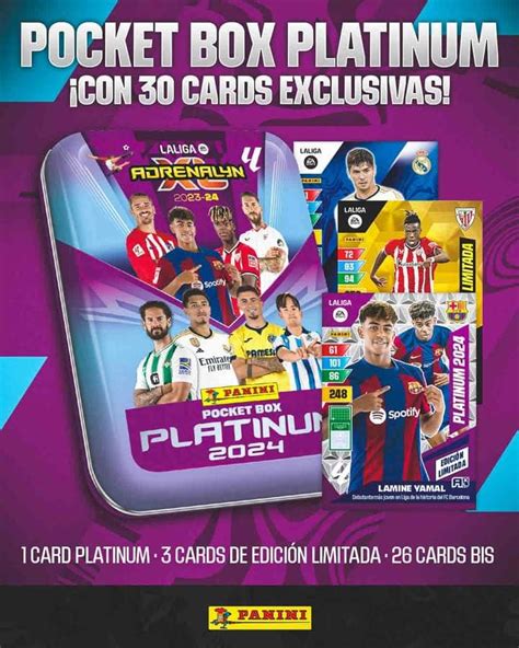 Pocket Box Platinum Adrenalyn Xl Laliga Ea Sports Cromos