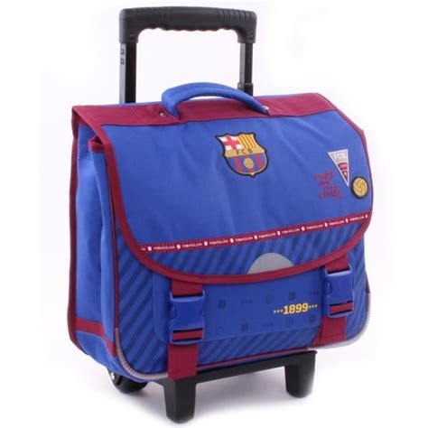 Cartable Roulettes Fc Barcelone We Are Trolley Cm Haut De Gamme