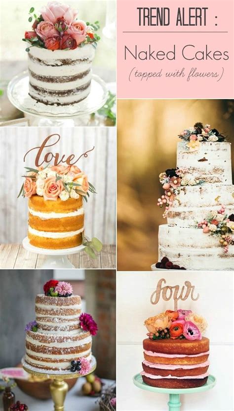 Trend Alert Naked Cakes Topped With Flowers Celebrations At Home Cake Decorating Company