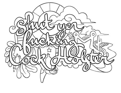 dirty word coloring pages images  pinterest adult coloring