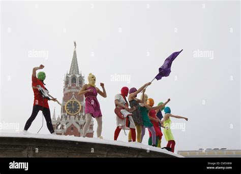 Jan 20 2012 Moscow Russia Russia S Punk Band Pussy Riot Sentenced To Two Years In Prison