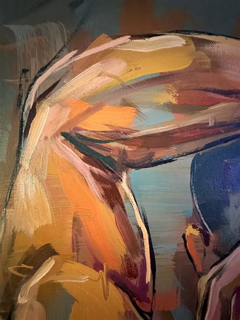 Nude Male Back Man Naked Artwork Painting By EMMANOUIL NANOURIS Saatchi Art