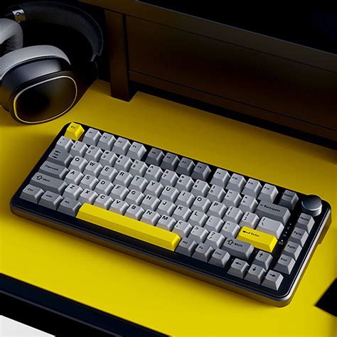 Ajazz Ak Max Keys Tri Mode Wireless Mechanical Gaming Keyboard With Volume Knob Hot