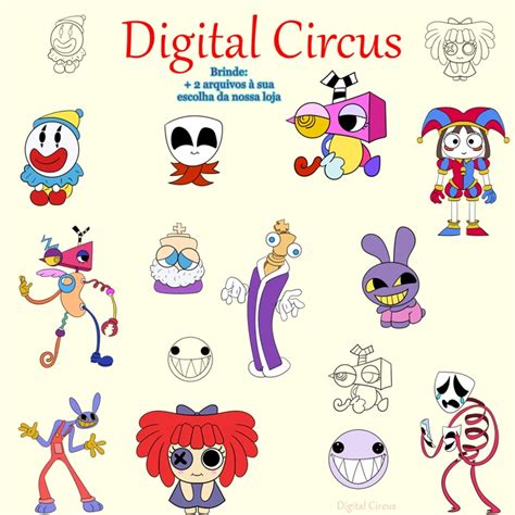 Kit Digital Digital Circus Elo7 Produtos Especiais