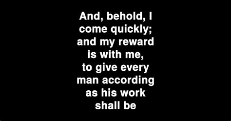 Revelation 2212 Bible Verse Typography Kjv Revelation 22 12
