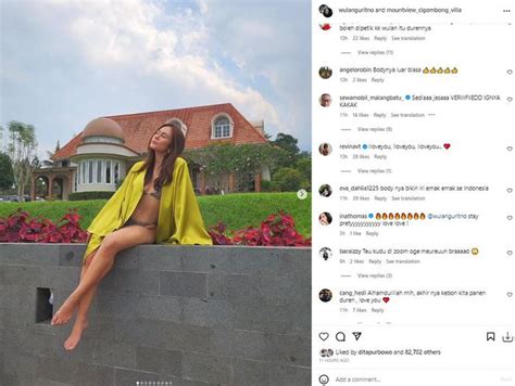 Pakai Bikini Berbalut Outer Foto Seksi Wulan Guritno Jadi Sorotan Netizen Semua Halaman Stylo