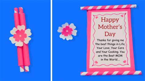 Easy Mothers Day T Idea From Paper Last Minute Mothers Day Ts