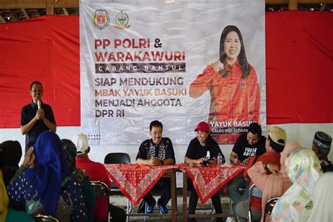 Purnawirawan Polri Bantul Dukung Yayuk Basuki Di Pemilu