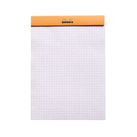 Блокнот Rhodia А4 в клетку (Оранжевый) – Study Calligraphy ...