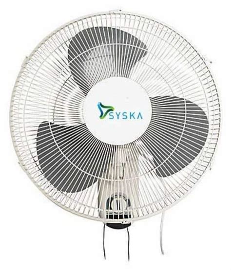 Syska White Wall Mount Fan 2 Year At Rs 2450piece In Prayagraj Id