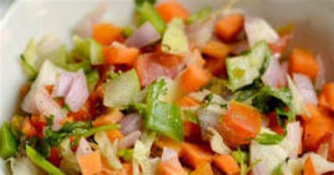 Indian healthy vegetable salad Recipe by Vanika Agrawal - Cookpad