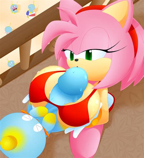 Rule 34 1girls Accessory Amy Rose Anthro Ball Beach Ball Bedroom Eyes Big Breasts Big Penis