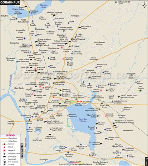 Gorakhpur City Map