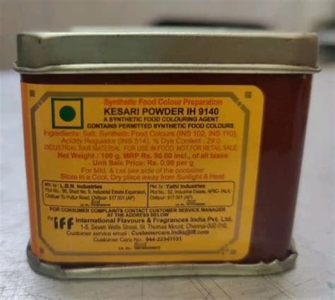 Bush Kesari Food Colour Powder Packaging Type Box Packaging Size