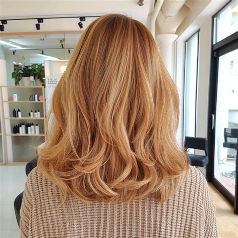 Verbluffende Strawberry Blonde Kleuridee N Voor