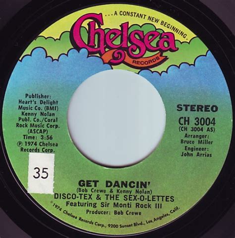 Get Dancin Part Get Dancin Part By Disco Tex The Sex O Lettes Featuring Sir Monti