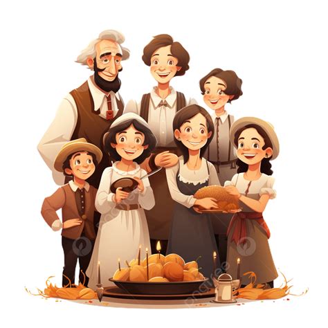 Desenho Animado Feliz Da Familia Latina