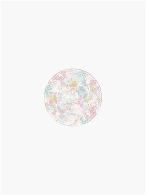Mandala On Paint Splotches Popsocket Sticker For Sale By Zephyr