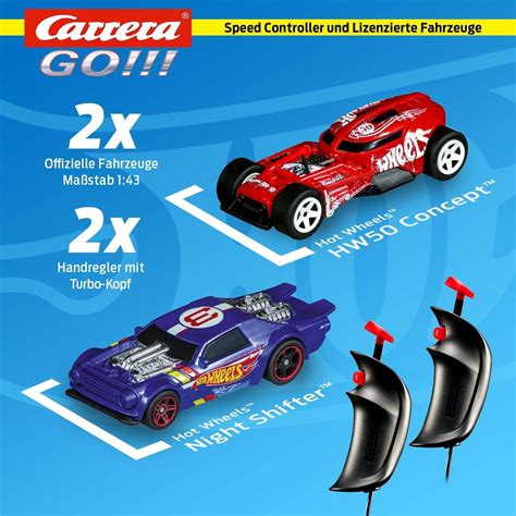 Carrera Go Hot Wheels Race Track Set I Racetracks And Licensed Slot Cars Up To Players