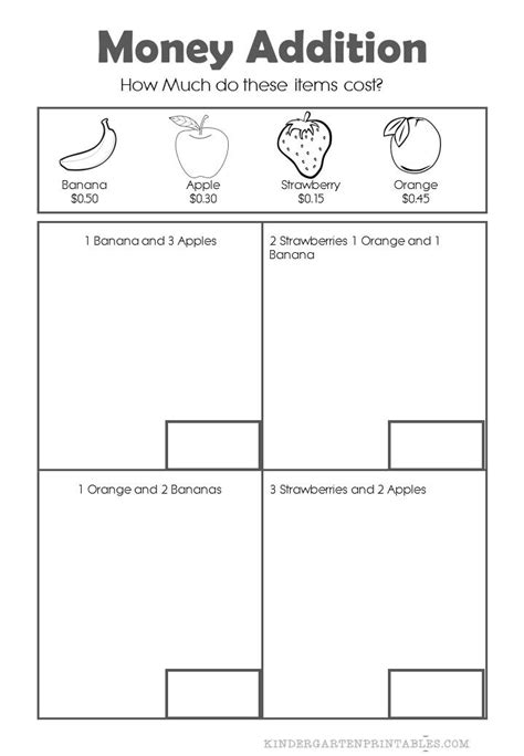 Shopping Cost Worksheet Shopping Worksheet Add Your Shopping