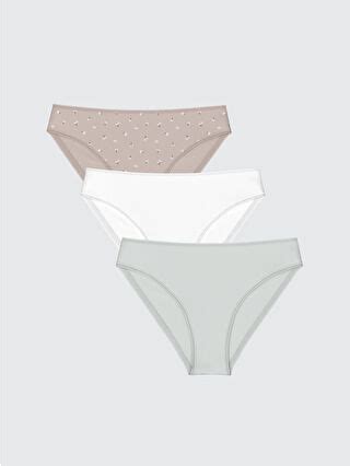 Lcw Dream Patterned Bikini Knickers Pack S H Z Lt Lc Waikiki