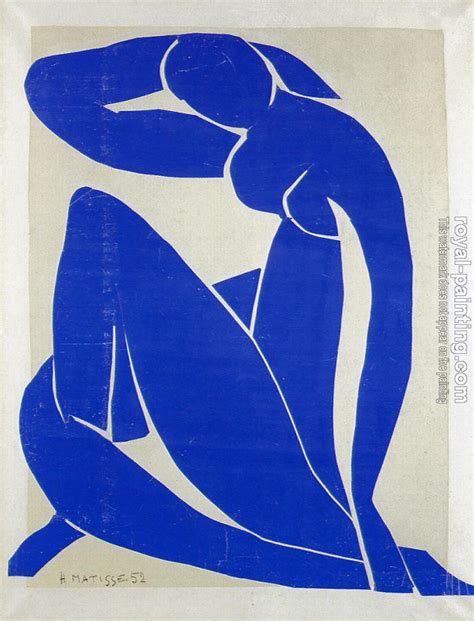 Blue Nude Ii By Henri Emile Benoit Matisse Oil Painting Reproduction