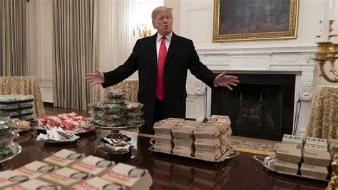 Donald Trumps Love Affair With Fast Food Is Legendary