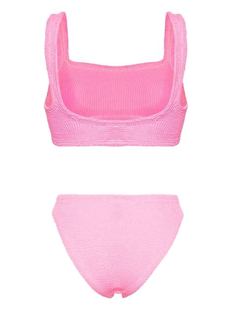Hunza G Xandra Crinkled Bikini Farfetch