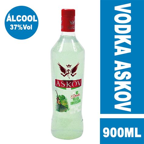 Vodka Askov Drink Garrafa De Ml Compre Bebidas Online Whisky