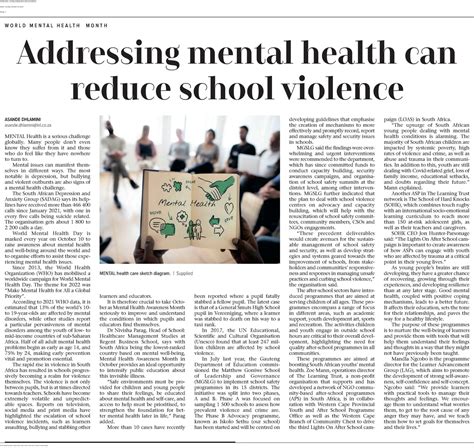 Mental Health issues a global challenge – The Learning Trust