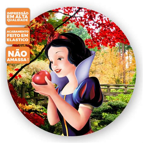 Painel Redondo Branca De Neve Fazendo A Nossa Festa The Best Porn Website