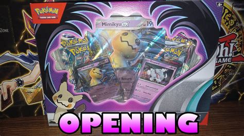 Opening A Pokemon Mimikyu EX Box YouTube