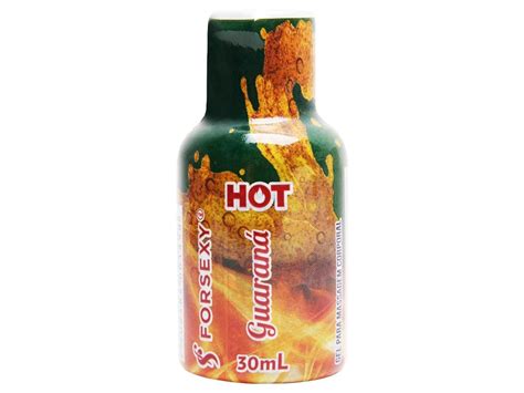 Gel comestível Guarana HOT 30 ml For Sexy Sexualidade e Vida