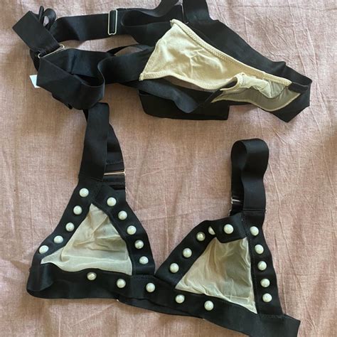 Incanto Italian Set Lingerie Bra Panties See Depop