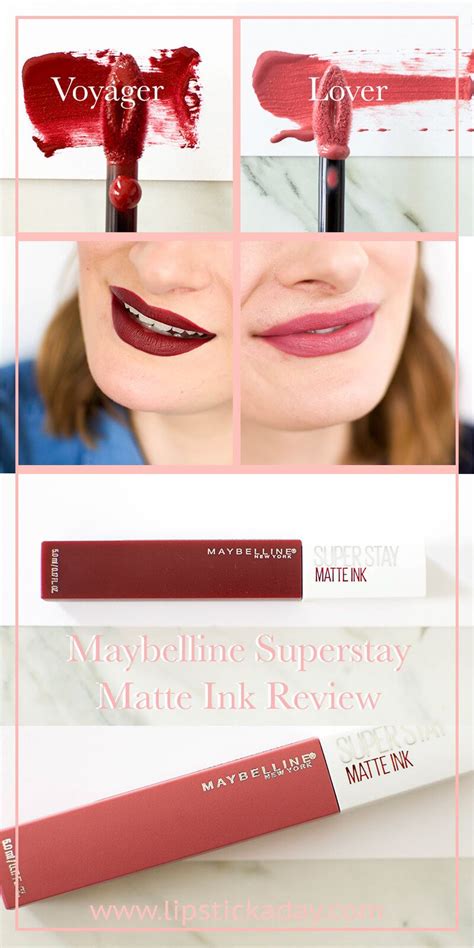 Maybelline Superstay Matte Ink Review Swatches Lipstick 27280 Hot Sex Picture