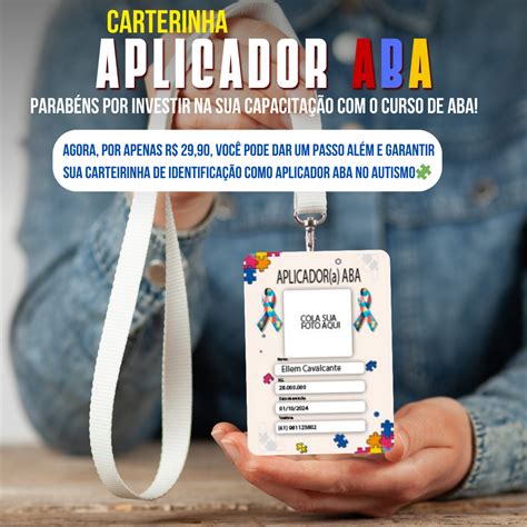 O Que É Aplicador Aba - CARTEIRNHA APLICADOR ABA - Portal do Autismo | Hotmart