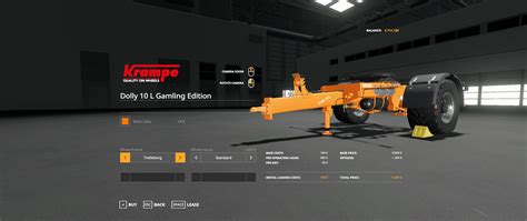 Krampe Dolly 10 L Gamling Edition V 1001 Fs19 Mod