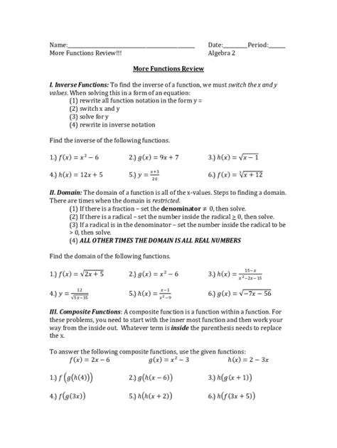 Fillable Online Algebra 1 Function Notation Worksheet Worksheet List Fax Email Print Pdffiller