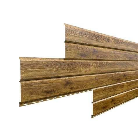 Купить Металлосайдинг L-Брус «Дуб» купить в Барнауле. Фото, размеры