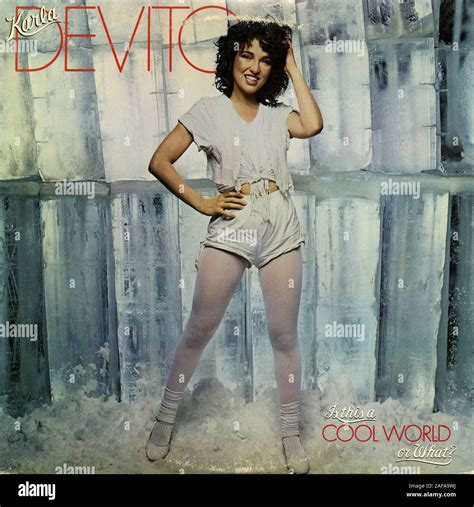 Is This A Cool World Or What - Karla Devito - Vintage vinyl album cover Stock Photo - Alamy