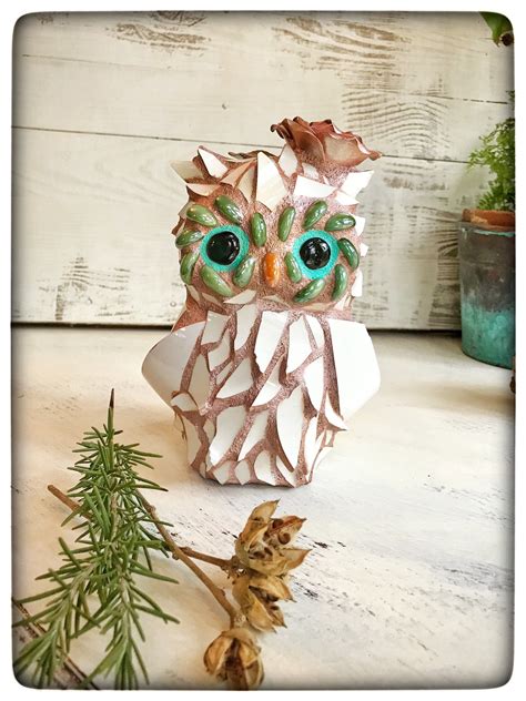 Owl Decor Garden Decoration Front Porch Decor Spring Decor Etsy Owl